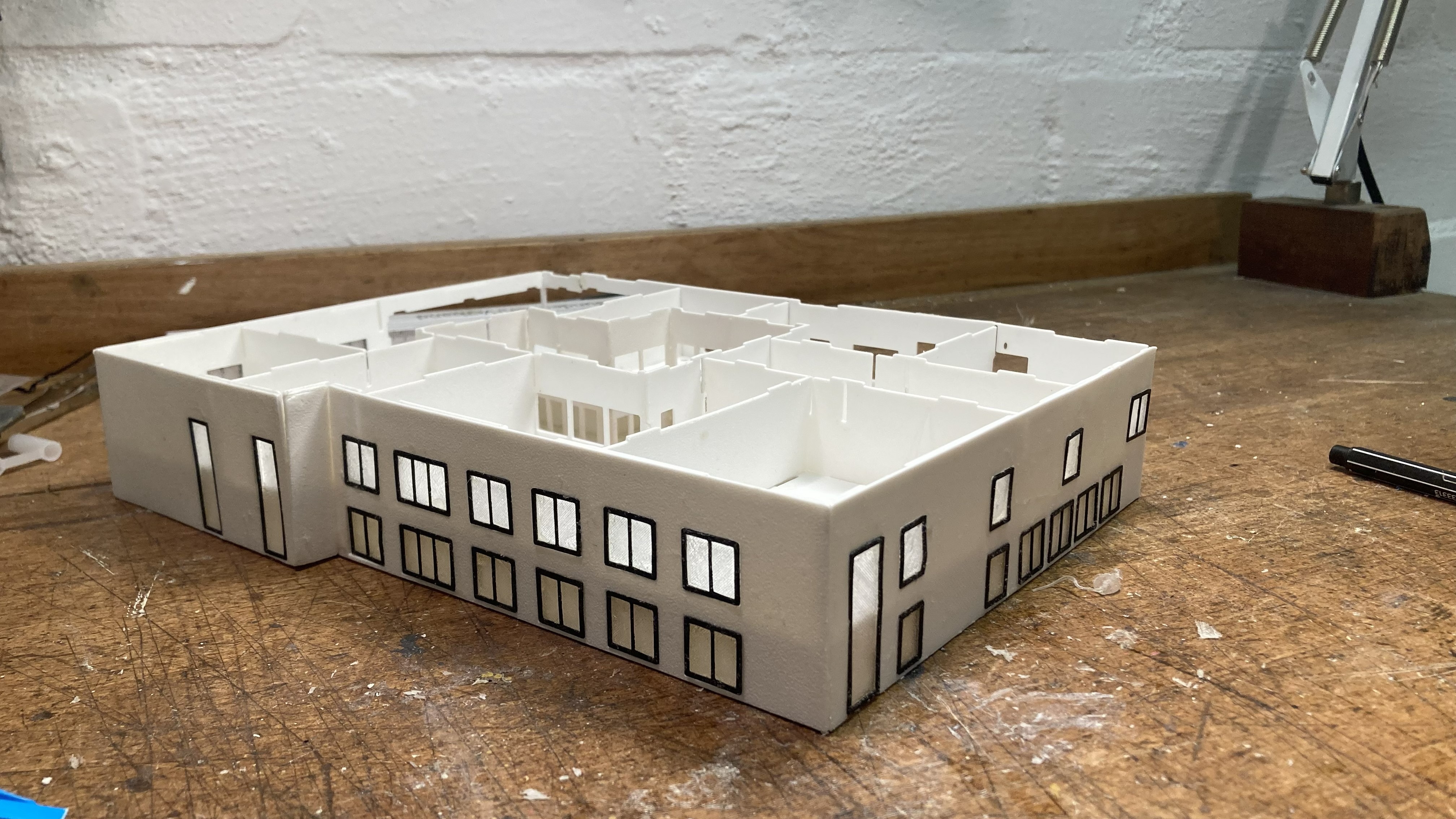 Druck und Montage des ersten Prototyps
